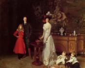 约翰 辛格 萨金特 : Sir George Sitwell, Lady Ida Sitwell and Family